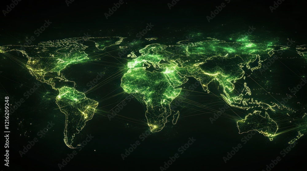 Poster global network: a visualization of interconnectedness