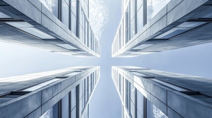 Obraz premium Modern abstract architectural detail with clean lines and symmetry