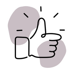 Waving Hand Icon Representing Greeting, Farewell, and Friendly Interaction