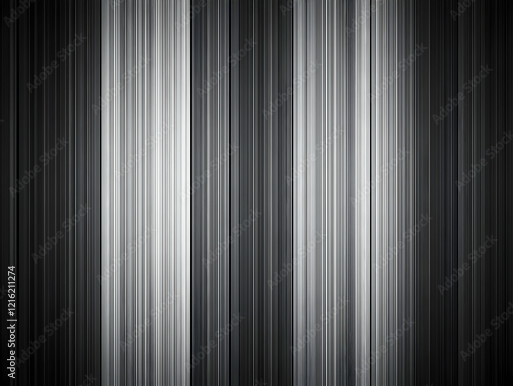 Poster abstract black and white vertical lines background creates a modern and stylish look with a soft blu