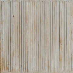 Fototapeta premium White Corrugated Metal Texture Forms a Background with Vertical Lines