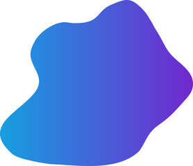 gradient blob decoration