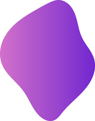 gradient blob decoration