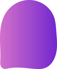 gradient blob decoration