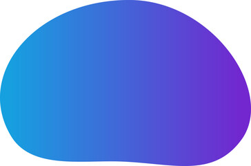gradient blob decoration