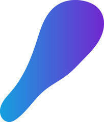 gradient blob decoration