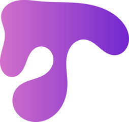 gradient blob decoration