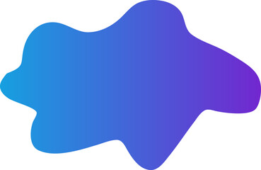 gradient blob decoration