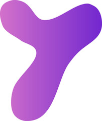 abstract gradient blob decoration