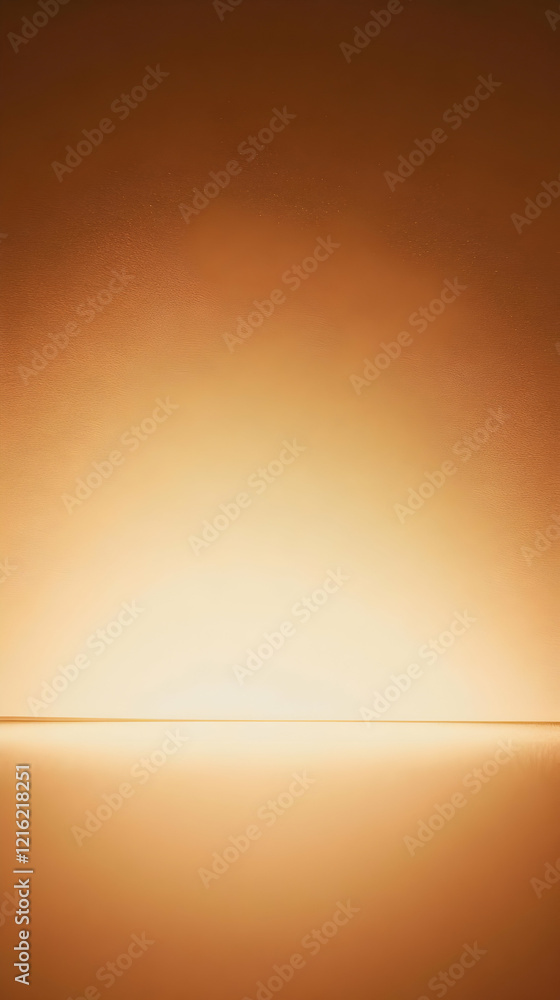 Poster Golden Light Gradient Background with Subtle Texture for Product Display or Presentation Design