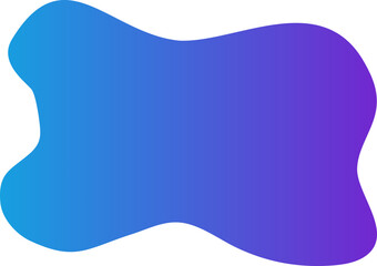 abstract gradient blob decoration