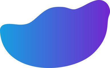 abstract gradient blob decoration