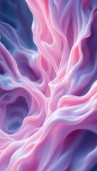 Abstract Pink and Purple Fluid Art Painting