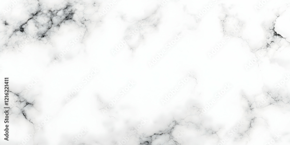 Poster white marble texture background displays elegant veining pattern perfectly for luxurious designs and