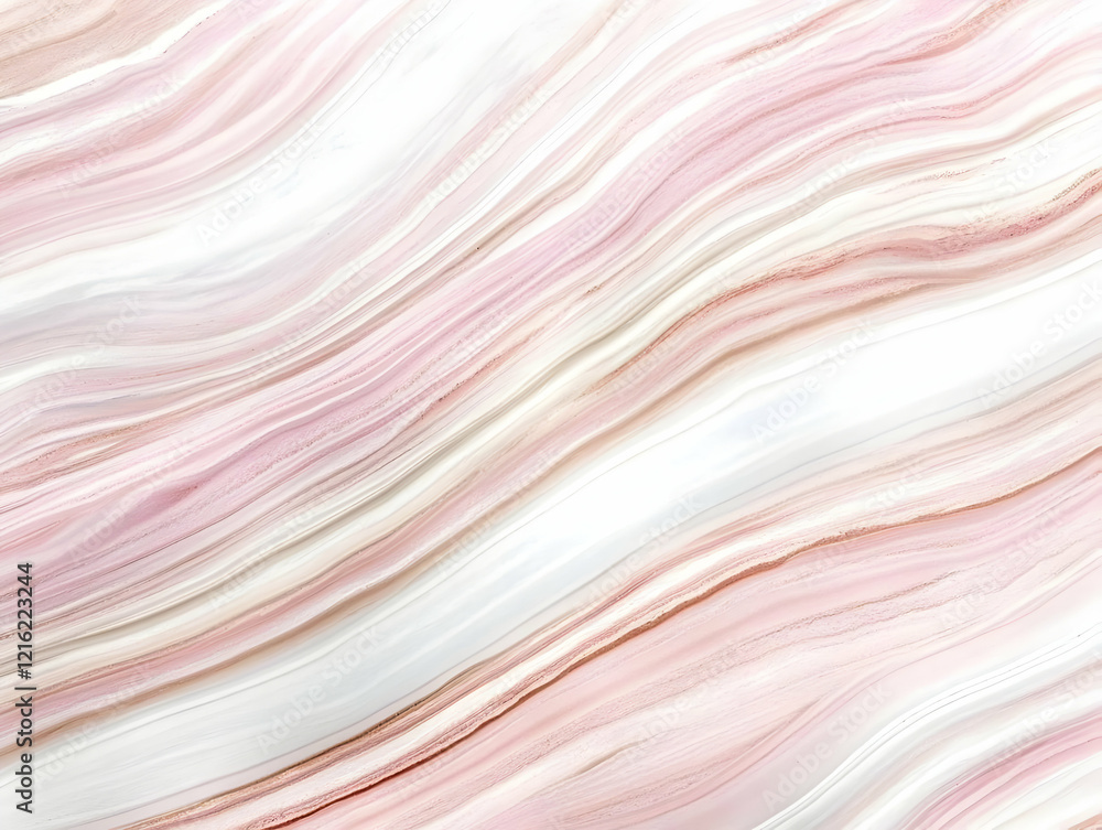 Poster pink and white marble texture background creates a soft and elegant design for various creative proj