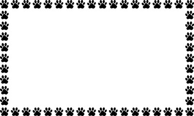 Pet Paws Frame , Animal Paws Frame	