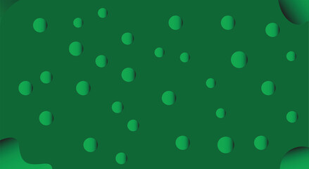 Water drops on Green Screen