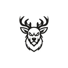 Deer head mascot template