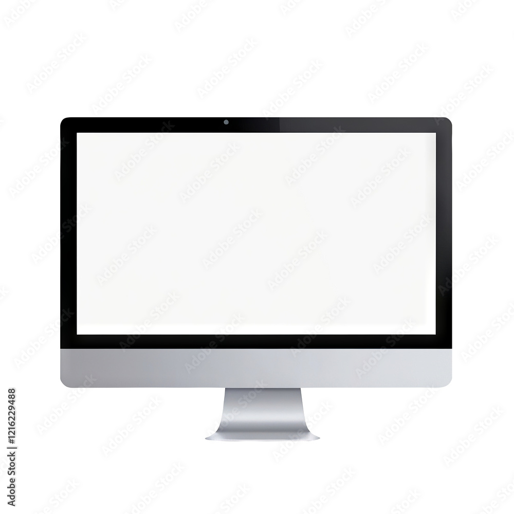 Fototapete Imac personal computer isolated on transparent background PNG Generative AI