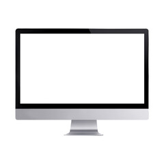Imac personal computer isolated on transparent background PNG Generative AI