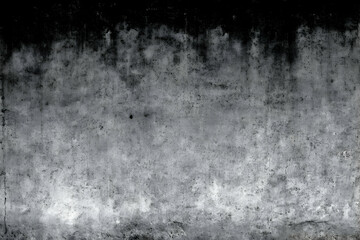 Fototapeta premium Dark Grunge Concrete Wall Texture Creates a Moody and Textured Background with a Dramatic Fade