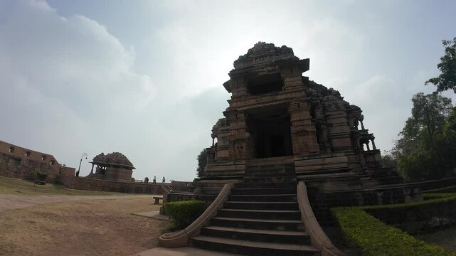 Exterior of sasbahu temple Gwalior, Madhya Pradesh