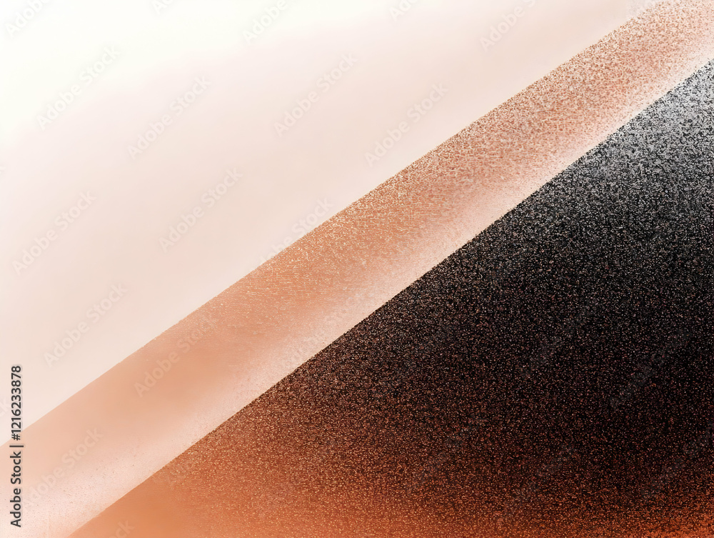 Poster abstract background blends soft pink with dark brown gradient and textured surface smoothly
