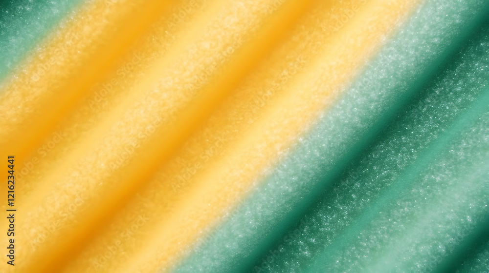 Poster diagonal two-tone textured surface with yellow and green colors blending smoothly