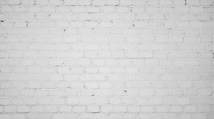 Fototapeta premium rustic weathered white brick wall with subtle tones for vintage retro atmosphere