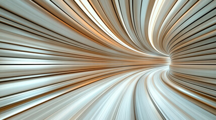 Abstract motion blur creating dynamic sense of speed and movement