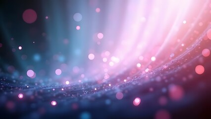 Fototapeta premium Abstract Dreamy Background Pastels Blending into Indigo with Glowing Orbs