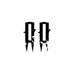 OD monogram logo design letter text name symbol monochrome logotype alphabet character simple logo