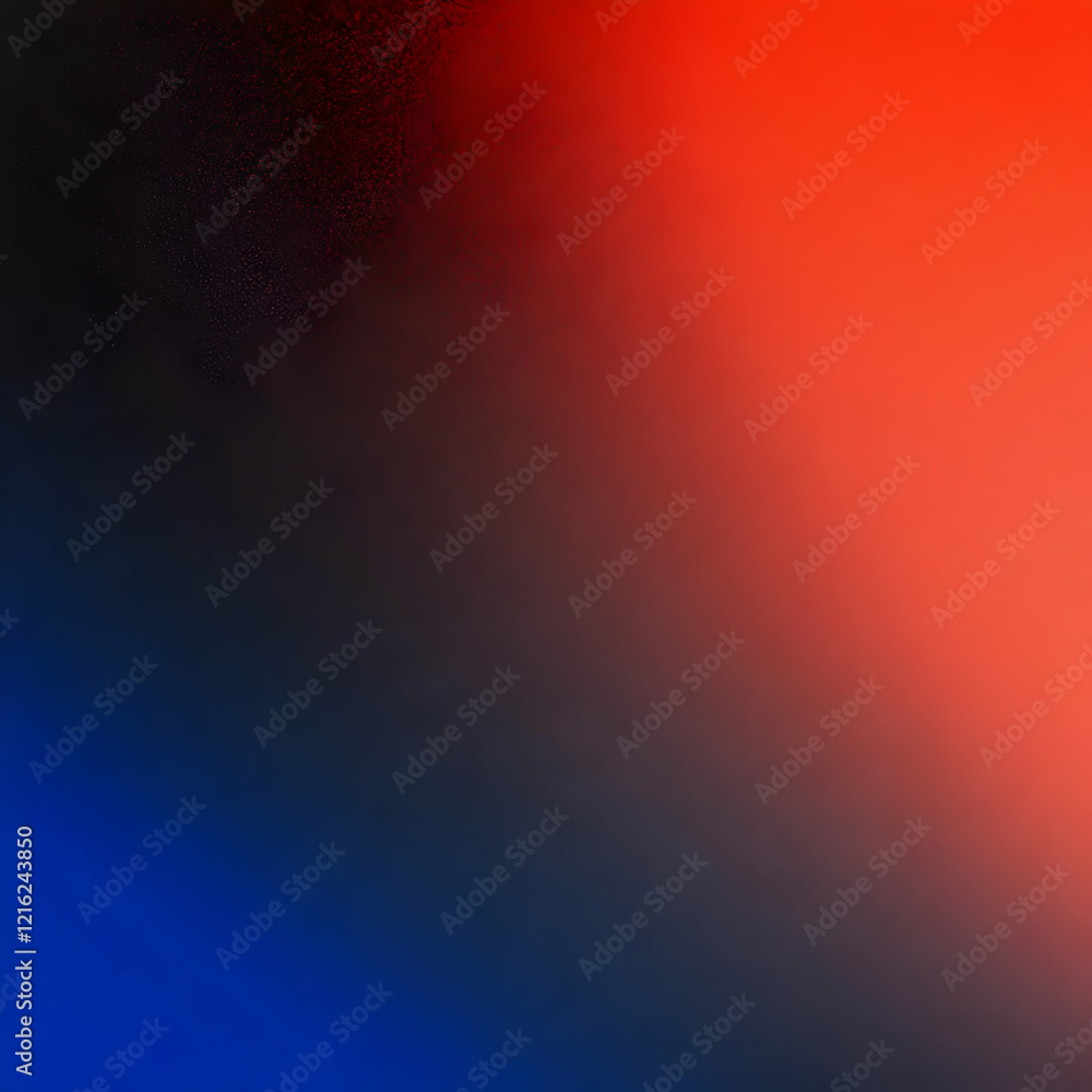 Poster abstract background blends blue and red with subtle texture and gradient effect