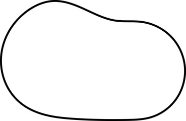 Obraz premium blob line