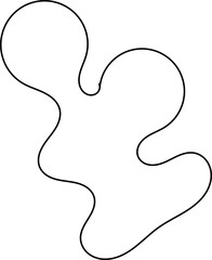 blob line decoration vector