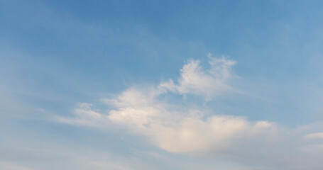 Summer blue sky cloud gradient light white background. Beauty clear cloudy in sunshine calm bright winter air bacground. Gloomy vivid cyan landscape in environment day horizon skyline view spring wind