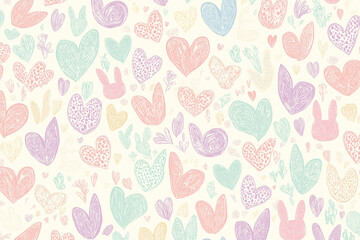 背景, ハート, 愛, 模様, シームレス, バレンタイン, ベクター, デザイン, イラスト, 壁紙, ピンク, 日, 形, 質感, ハート, デコレーション, シンボル, 文科系, 結婚式, 恋愛, カード, 休日, ロマンチスト, バレンタイン, 赤