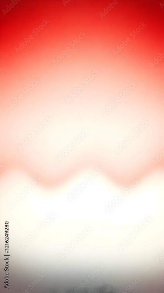 Poster abstract red and white gradient background creates a soft and dreamy atmosphere