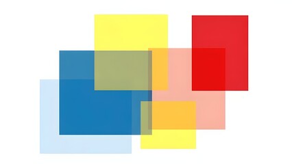 Modern Rectangles A Colorful Abstract Background