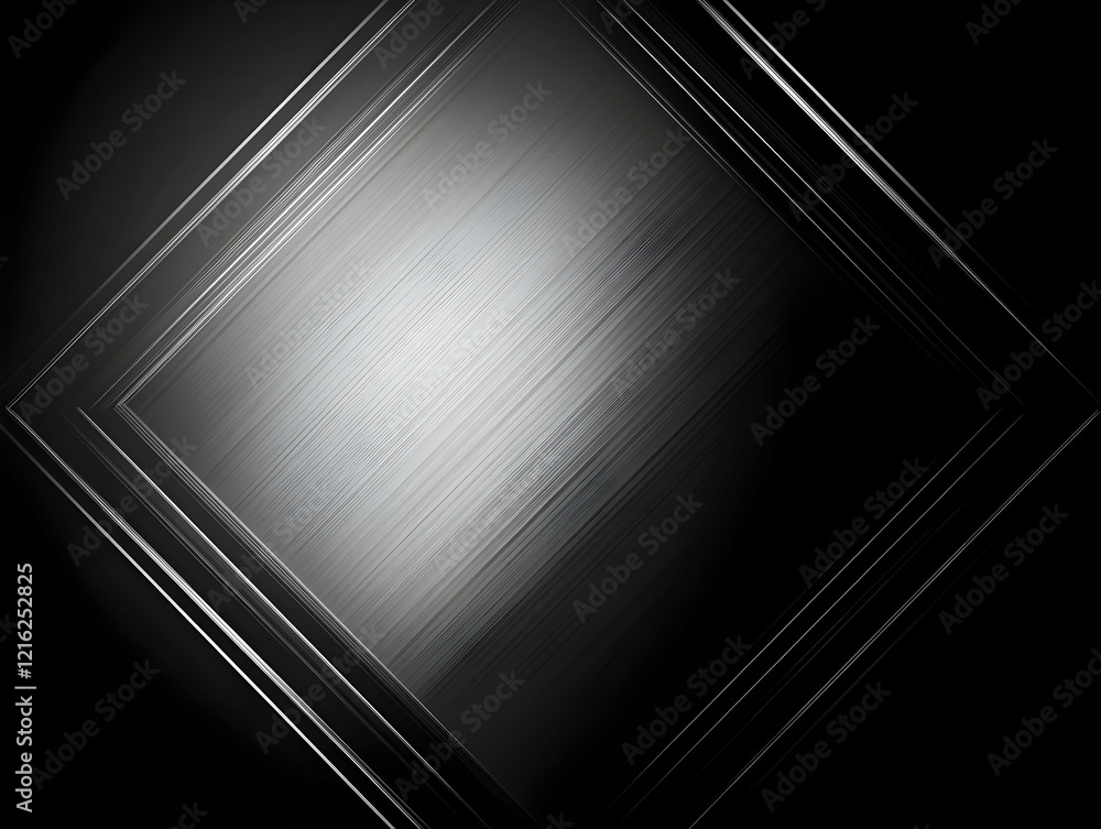 Poster abstract background shows diagonal lines and gradient colors elegantly on dark backdrop
