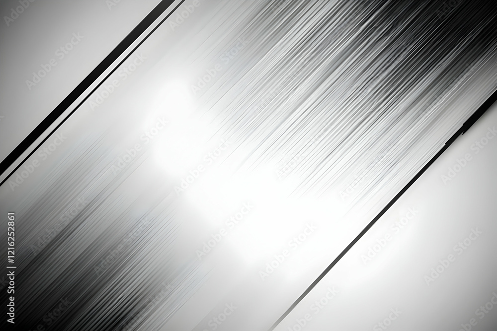 Poster abstract background with diagonal gray and black lines dynamically fading to white.
