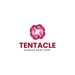 Fototapeta premium Tentacle Gradient Colorful Logo