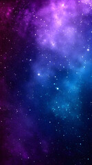 Naklejka premium Cosmic Dust and Nebulae Paint a Vibrant Tapestry Across the Vast Expanse of the Night Sky