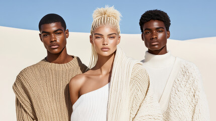 Equal representation in fashion with diverse models showcasing unique styles