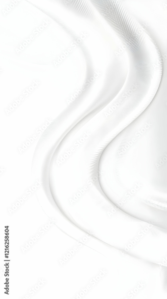 Aufkleber white abstract background flows smoothly and elegantly with subtle texture