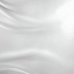 Flowing White Cloth Creates Soft, Elegant Abstract Background Texture