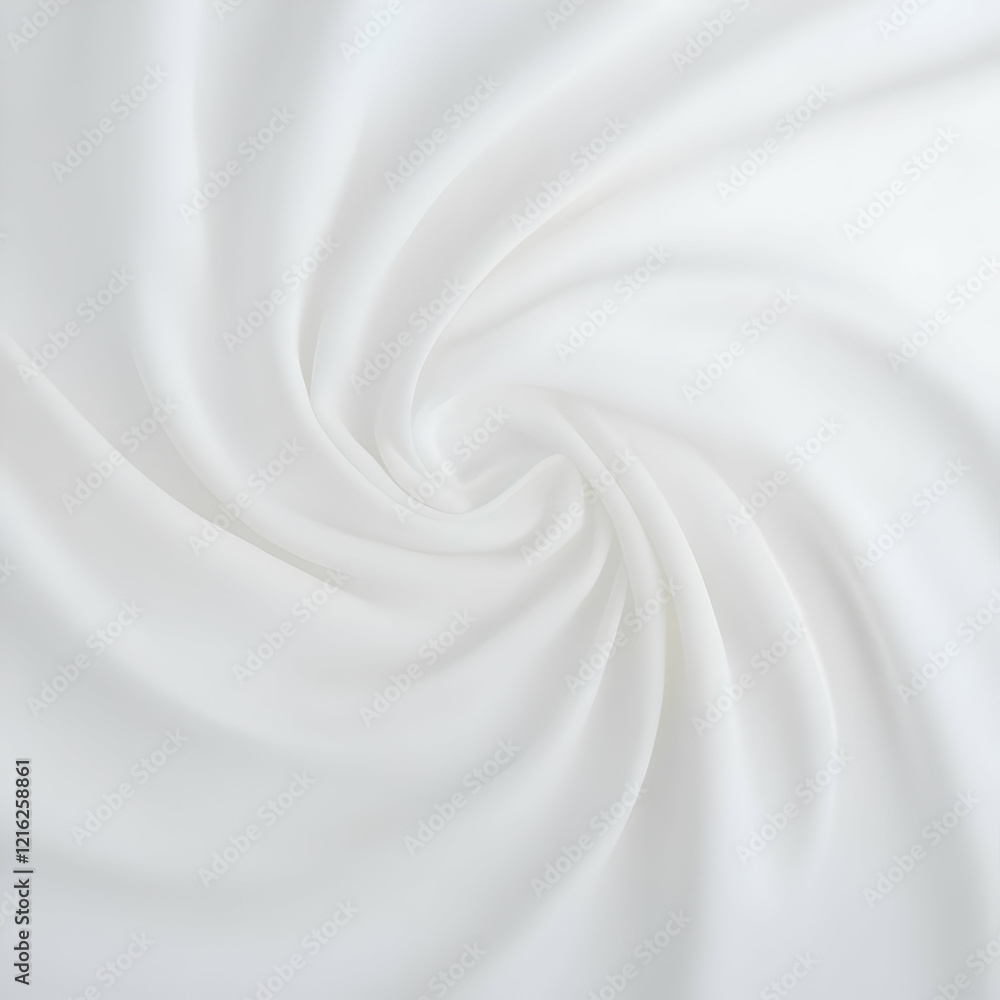 Poster smooth white fabric texture background creates a soft and elegant feel for design projects