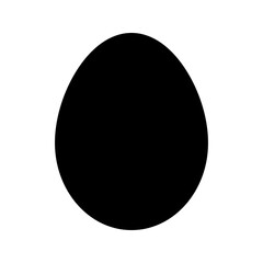 Simple Easter egg with a smooth, solid color and minimal design.