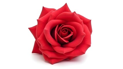 roses isolated on pure white background