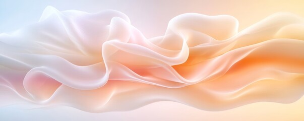Fototapeta premium Abstract Pastel Swirling Fabric Background
